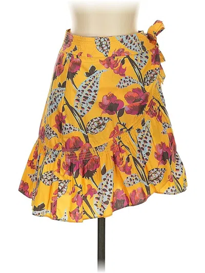 Pre-owned A.l.c Casual Skirt In Yellow