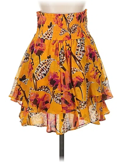 Pre-owned A.l.c Casual Skirt In Yellow