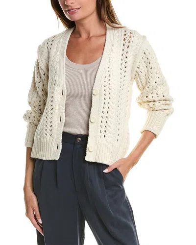 A.l.c . Chandler Wool Cardigan In White