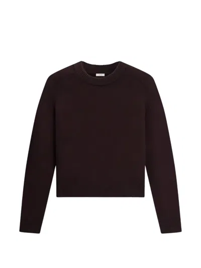 A.l.c Charles Crew-neck Sweater In Brown