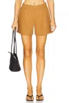 A.l.c Charles Short In Copper In Brown