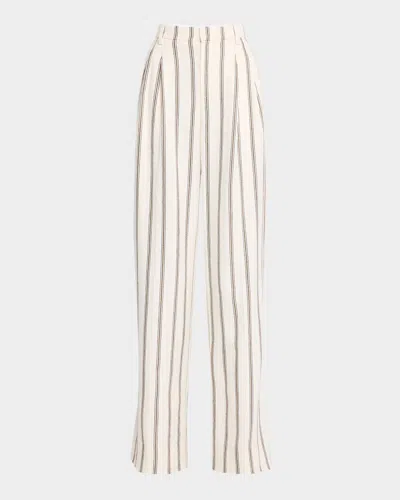 A.l.c Charles Stripe Wide-leg Pants
