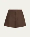 A.L.C CHARLES WIDE-LEG TWILL SHORTS
