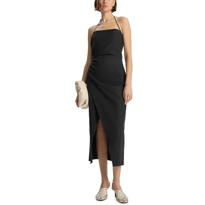 A.l.c Charlotte Womens Solid Cotton Sheath Dress In Black