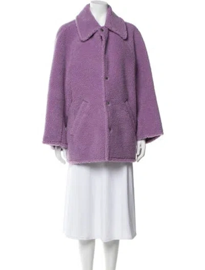 Pre-owned A.l.c Coat In Purple