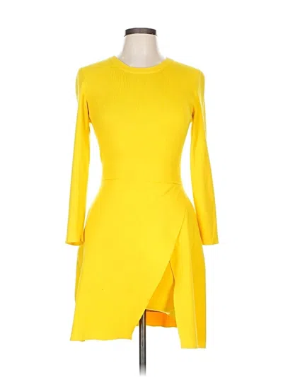 Pre-owned A.l.c Cocktail Dress In Yellow