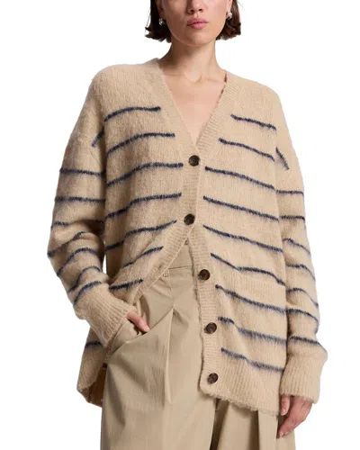A.l.c . Cody Alpaca & Wool-blend Cardigan In Neutral