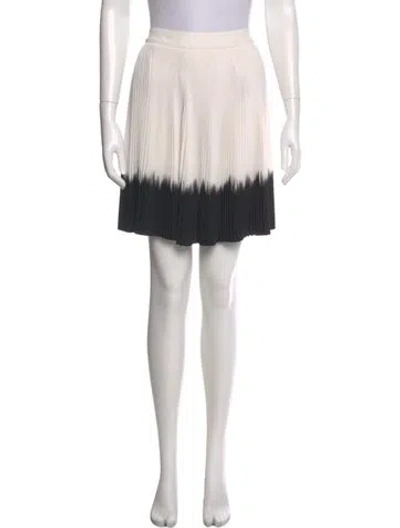 Pre-owned A.l.c Colorblock Pattern Mini Skirt In Multi