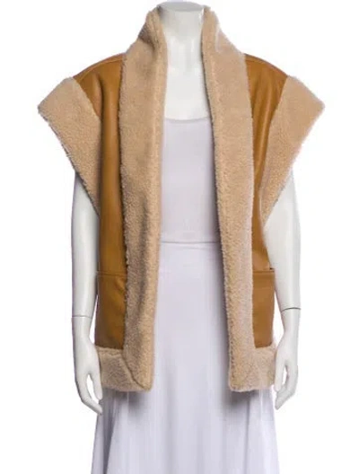 Pre-owned A.l.c Colorblock Pattern Vest In Neutral
