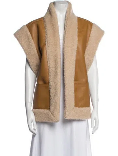 Pre-owned A.l.c Colorblock Pattern Vest In Neutral