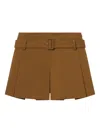 A.l.c A. L.c. Como Shorts Saddle In Brown