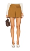 A.l.c A. L.c. Como Shorts Saddle In Brown