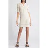 A.l.c Corinne Open Stitch Sweater Dress In Bone/cream