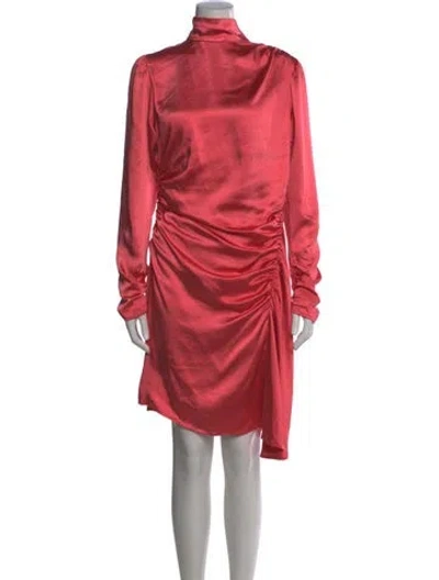 Pre-owned A.l.c Cowl Neck Knee-length Dress In Multi