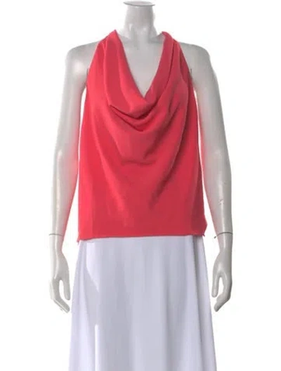 Pre-owned A.l.c Cowl Neck Sleeveless Blouse W/ Tags In Pink