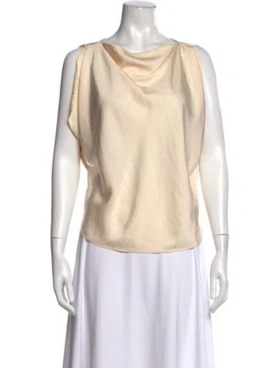 Pre-owned A.l.c Cowl Neck Sleeveless Top In Multi