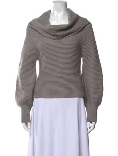 Pre-owned A.l.c Cowl Neck Sweater In Gray
