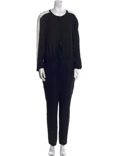 Pre-owned A.l.c Crew Neck Jumpsuit In Black