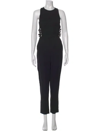 Pre-owned A.l.c Crew Neck Jumpsuit In Black