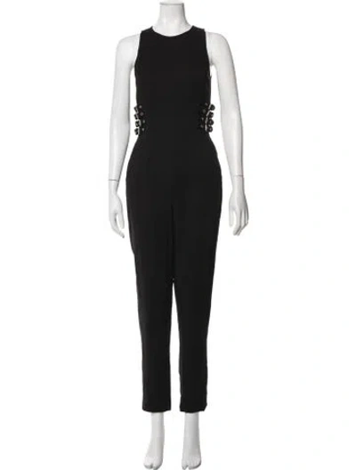 Pre-owned A.l.c Crew Neck Jumpsuit In Black