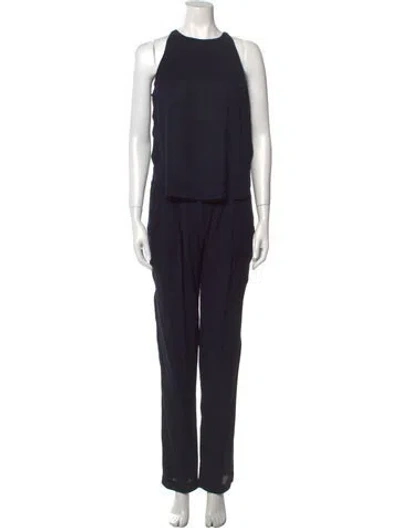 Pre-owned A.l.c Crew Neck Jumpsuit In Gray