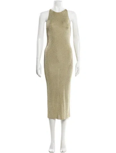 Pre-owned A.l.c Crew Neck Long Dress