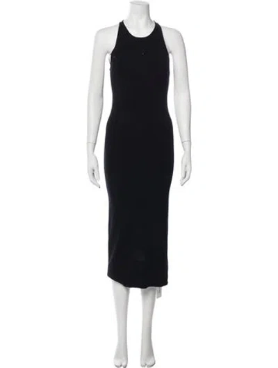 Pre-owned A.l.c Crew Neck Long Dress In Blue