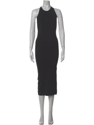 Pre-owned A.l.c Crew Neck Long Dress In Gray