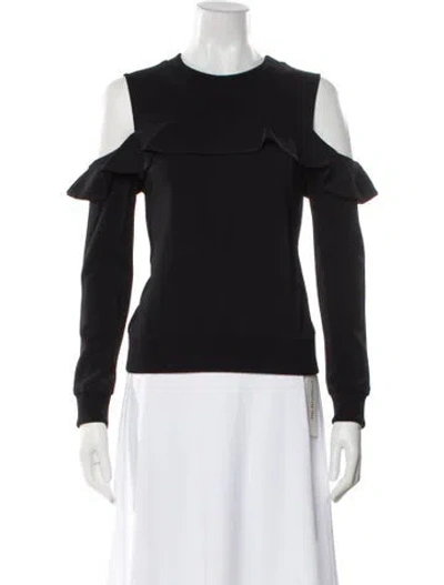 Pre-owned A.l.c Crew Neck Long Sleeve Sweatshirt In Black