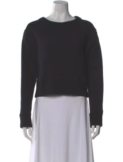 Pre-owned A.l.c Crew Neck Long Sleeve Sweatshirt In Gray