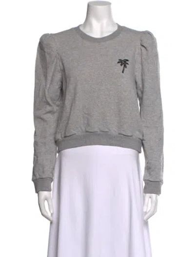 Pre-owned A.l.c Crew Neck Long Sleeve Sweatshirt In Grey