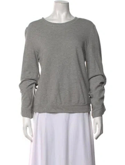 Pre-owned A.l.c Crew Neck Long Sleeve Sweatshirt In Grey