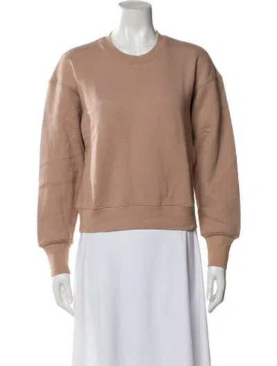 Pre-owned A.l.c Crew Neck Long Sleeve Sweatshirt In Neutral
