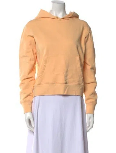 Pre-owned A.l.c Crew Neck Long Sleeve Sweatshirt In Orange