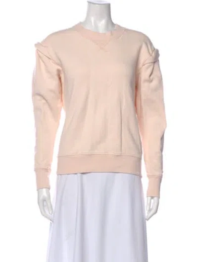 Pre-owned A.l.c Crew Neck Long Sleeve Sweatshirt In Pink