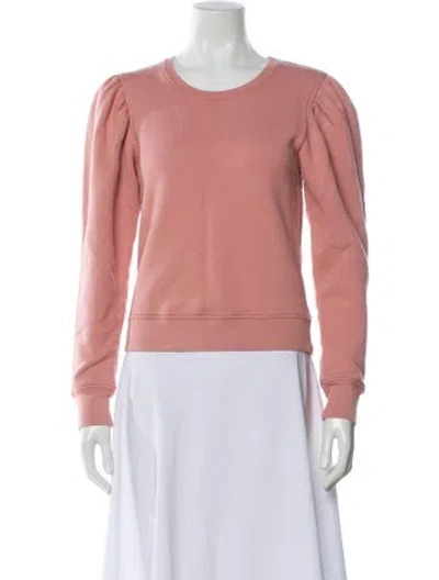Pre-owned A.l.c Crew Neck Long Sleeve Sweatshirt In Pink