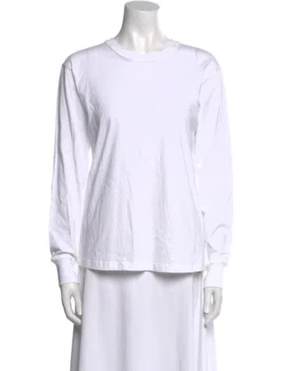 Pre-owned A.l.c Crew Neck Long Sleeve Sweatshirt W/ Tags In White