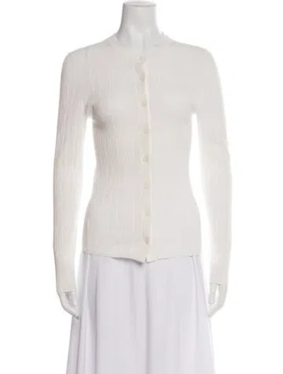 Pre-owned A.l.c Crew Neck Long Sleeve Top W/ Tags In Neutral