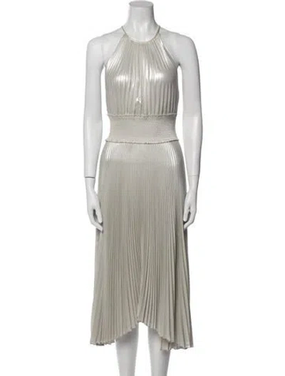 Pre-owned A.l.c Crew Neck Midi Length Dress