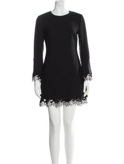 Pre-owned A.l.c Crew Neck Mini Dress In Blue