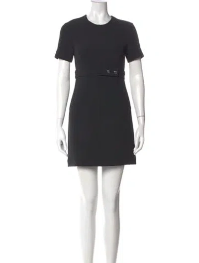 Pre-owned A.l.c Crew Neck Mini Dress In Gray