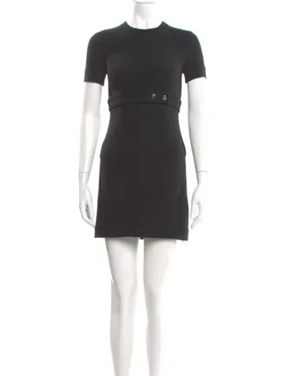 Pre-owned A.l.c Crew Neck Mini Dress In Gray
