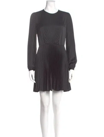 Pre-owned A.l.c Crew Neck Mini Dress In Gray