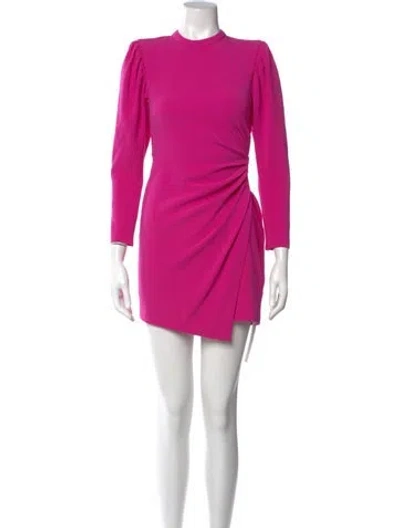 Pre-owned A.l.c Crew Neck Mini Dress In Pink
