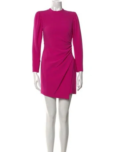Pre-owned A.l.c Crew Neck Mini Dress In Purple