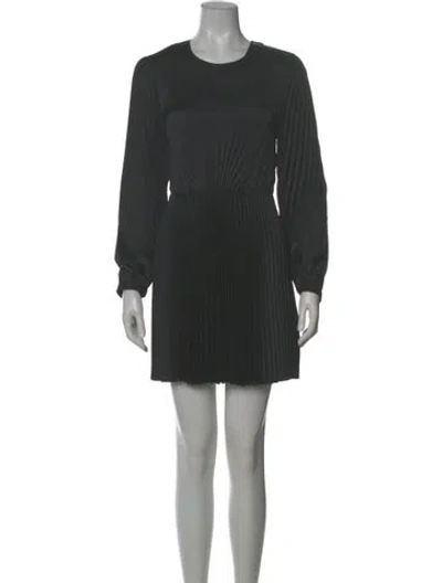 Pre-owned A.l.c Crew Neck Mini Dress W/ Tags In Gray
