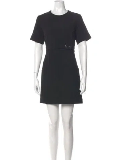 Pre-owned A.l.c Crew Neck Mini Dress W/ Tags In Gray