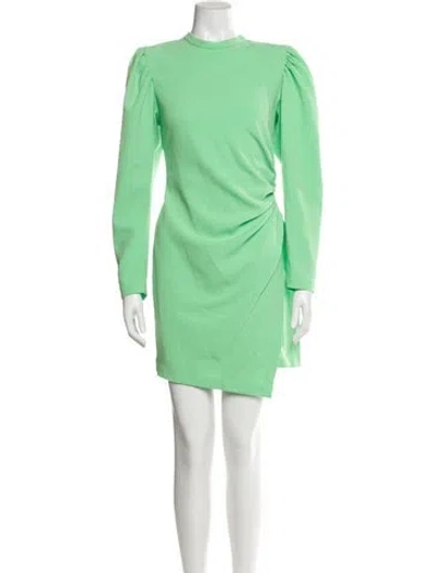 Pre-owned A.l.c Crew Neck Mini Dress W/ Tags In Green