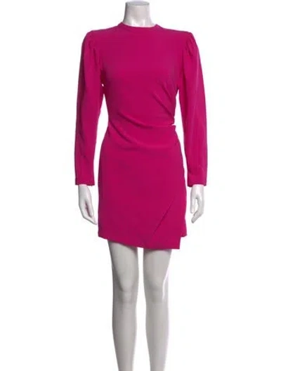 Pre-owned A.l.c Crew Neck Mini Dress W/ Tags In Pink