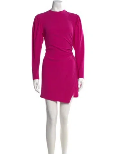 Pre-owned A.l.c Crew Neck Mini Dress W/ Tags In Purple